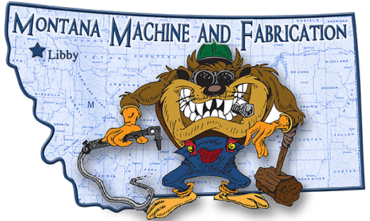 Montana Machine and Fabrication Montana Map