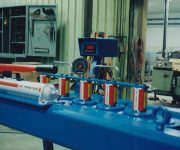 Test Bench for Finger Jointed 2 x 4 Lumber Test Bench